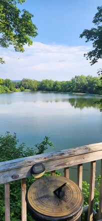 morning view off deck of the lake (Lake Charnita)