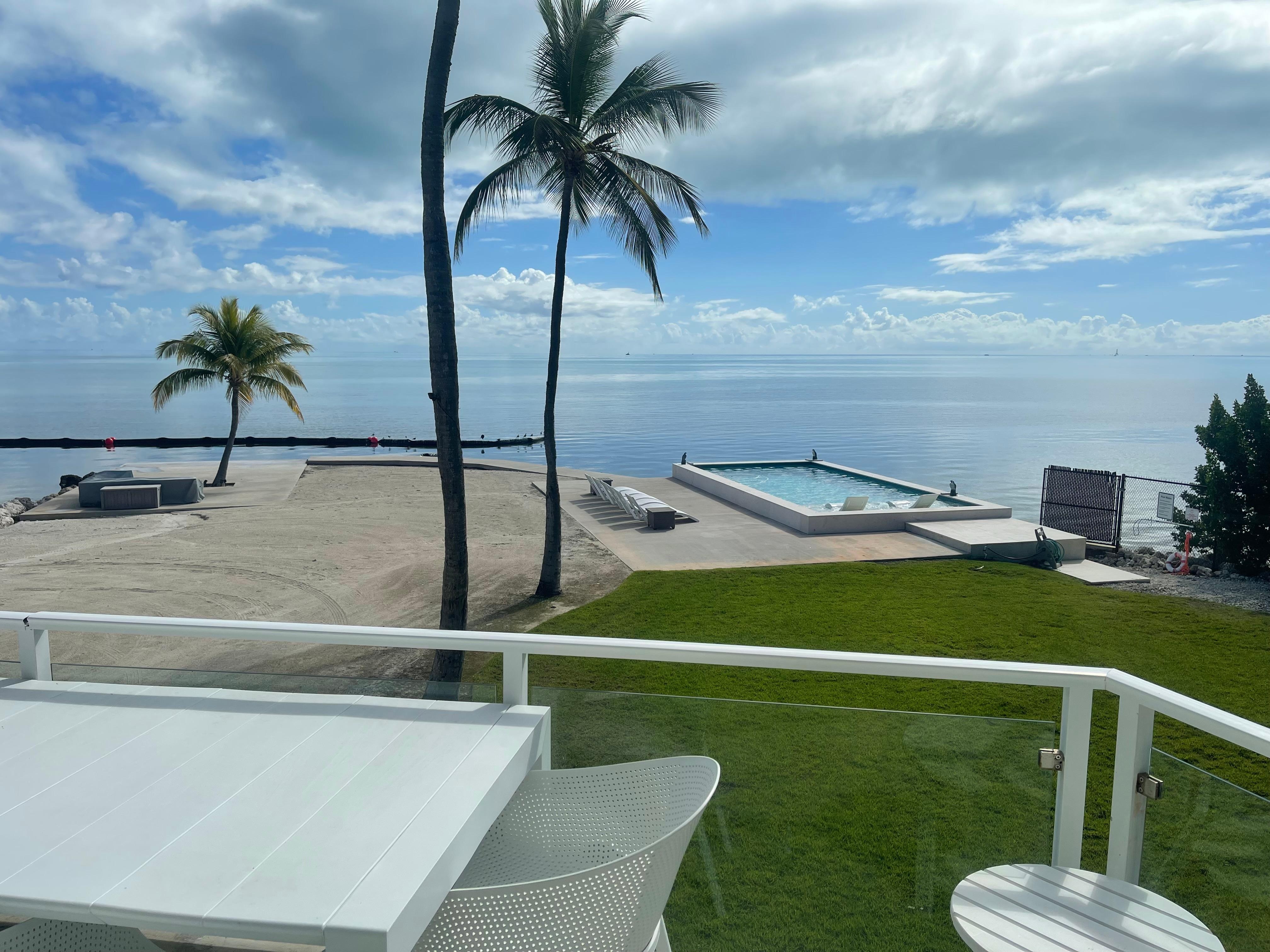 Amazing pool literally at the waters edge