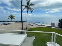 Amazing pool literally at the waters edge