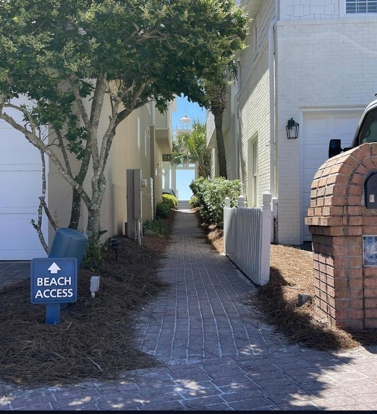 Private Beach access