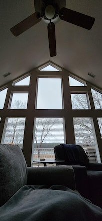 Enjoying a morning cup of coffee in front of this gorgeous view