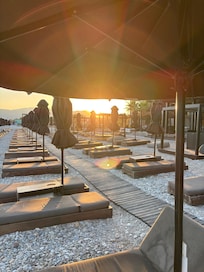 Daybed on the beach