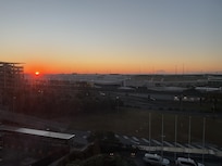 View across to terminal from level 4