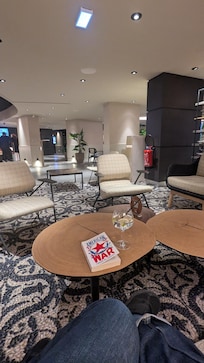 Large lounge area, zoned off into areas for groups or families