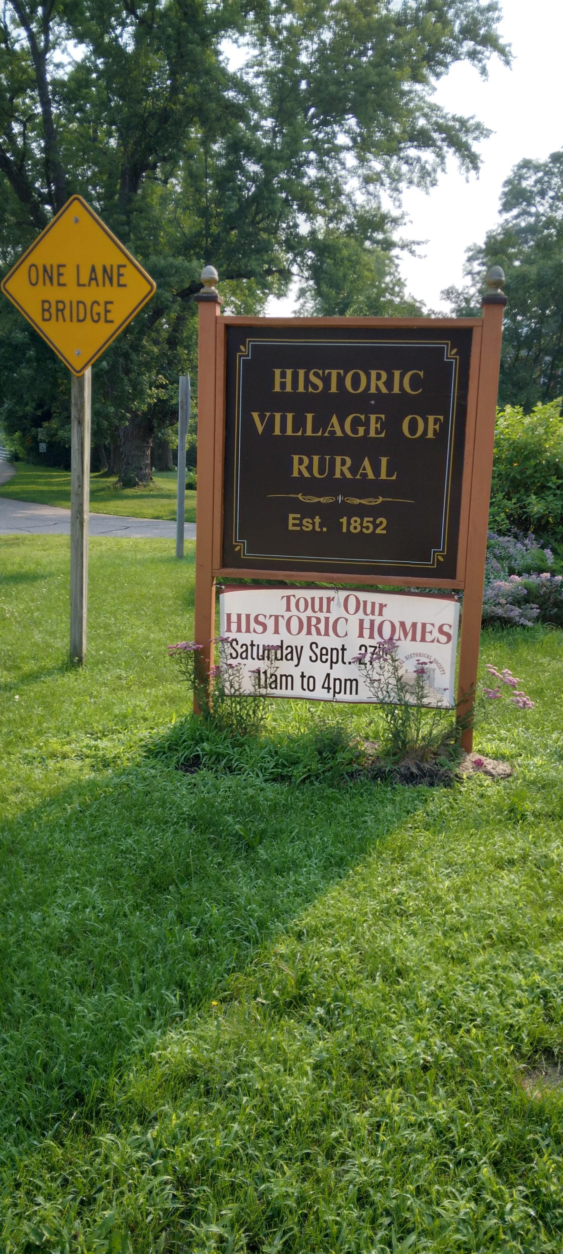 Town sign