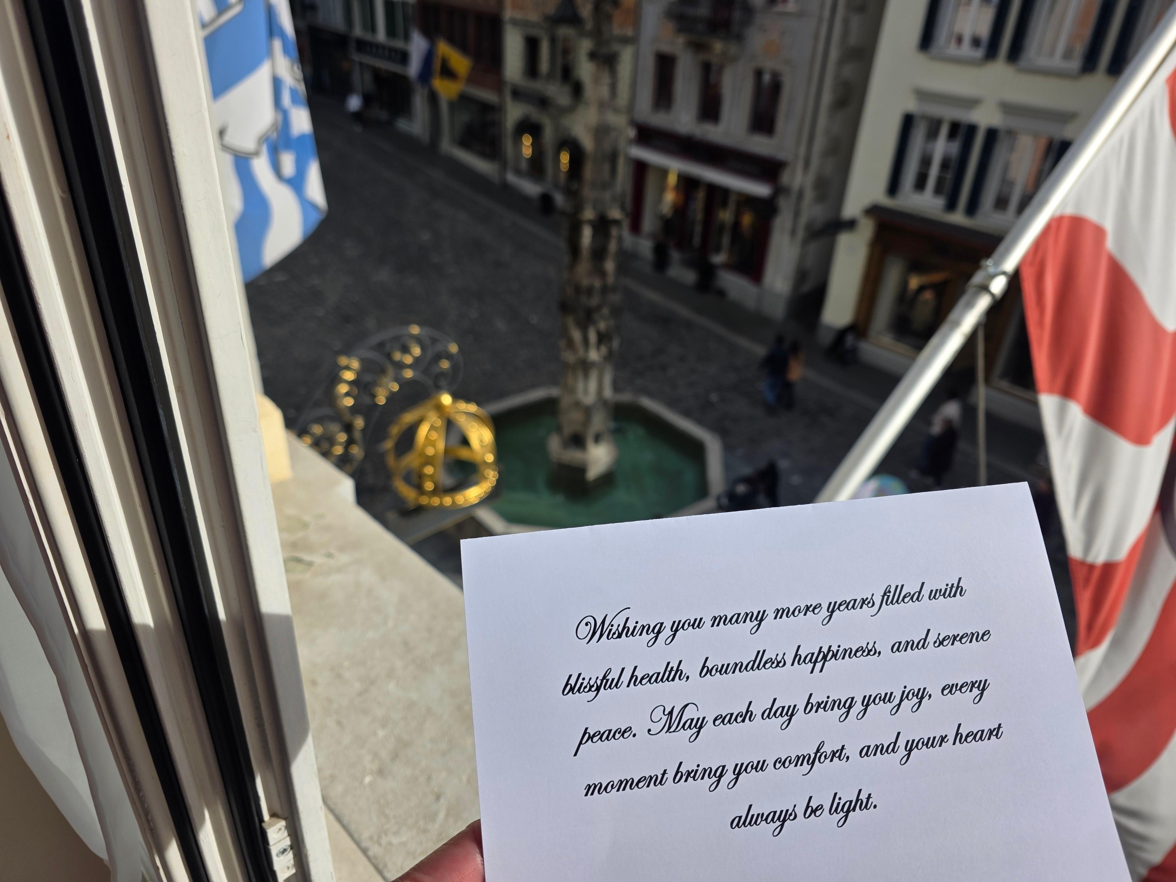 Thank you for the personal touch  