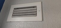 Dusty dirty vent