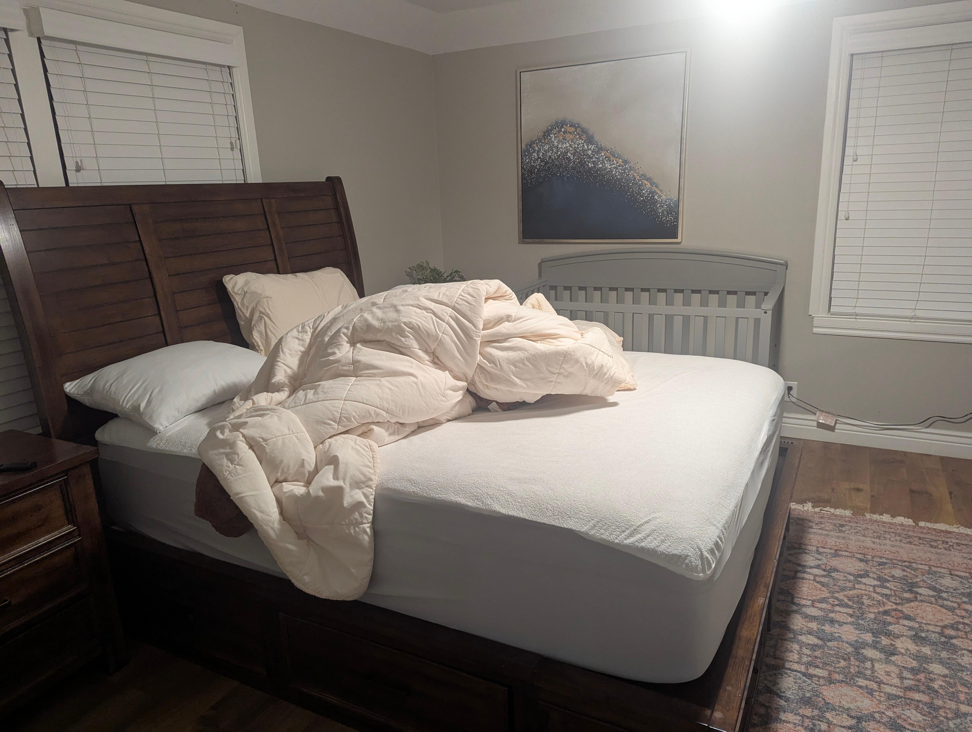 Beds when we arrived