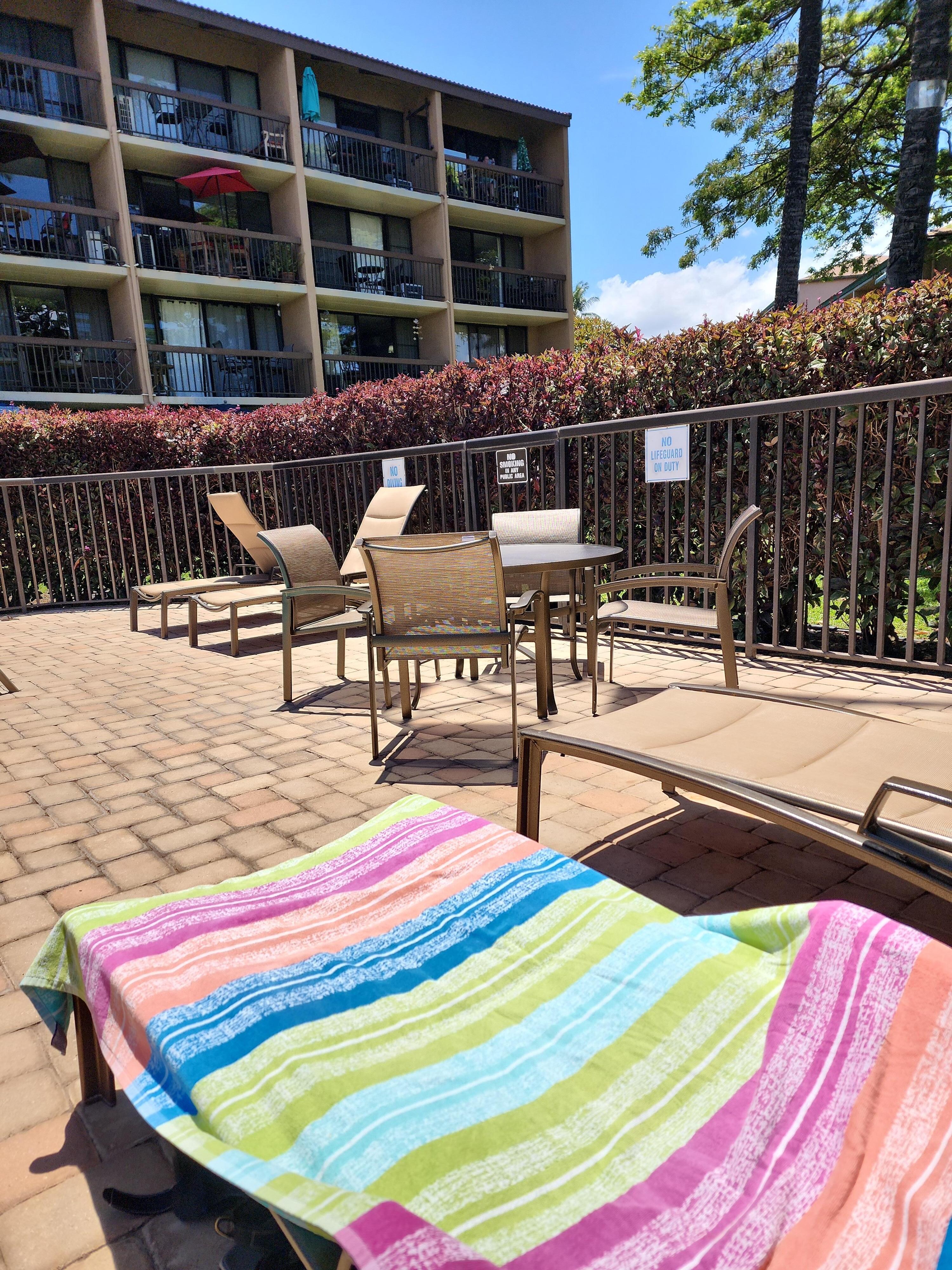 View from the pool