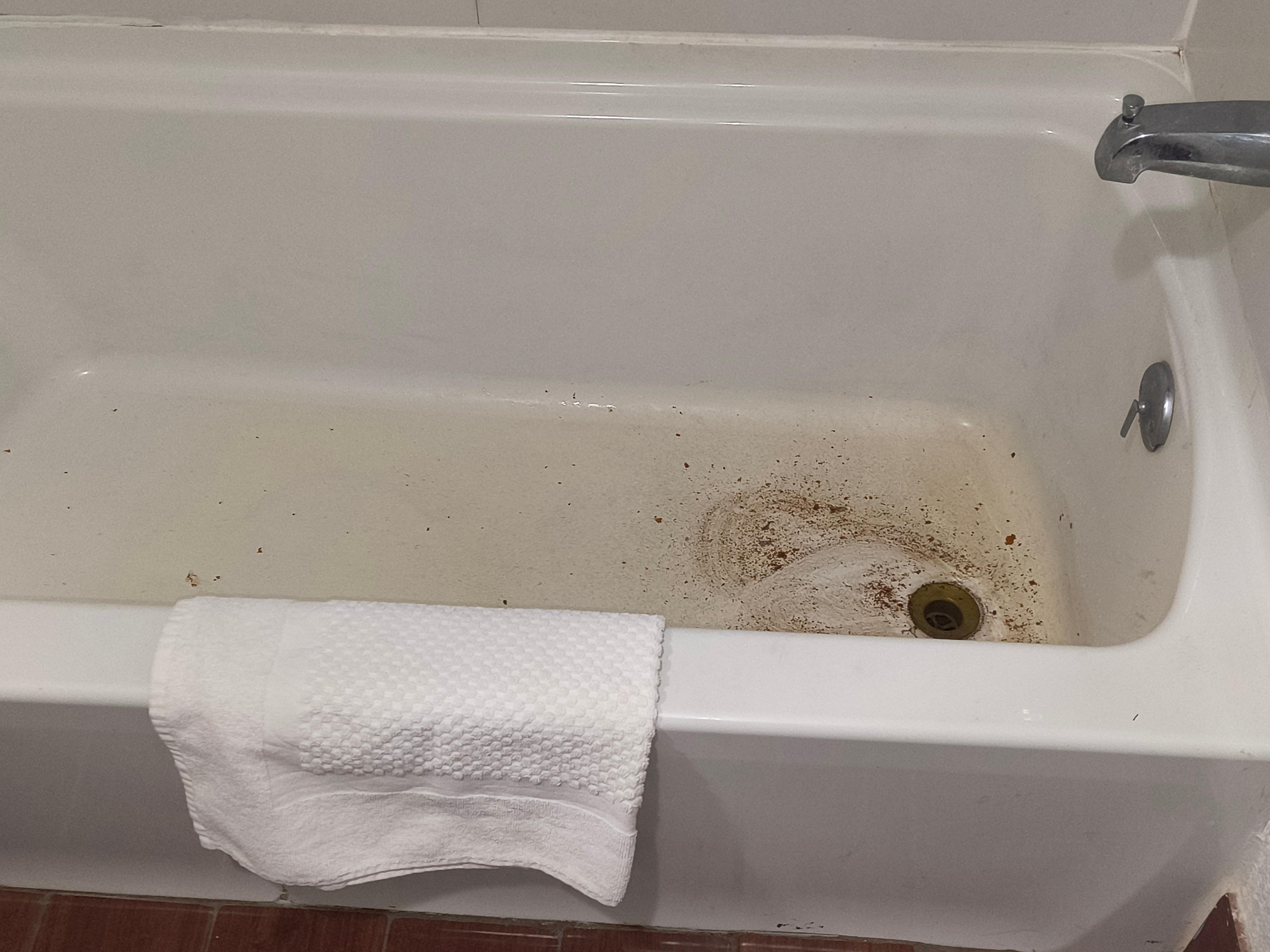 Didn't get a shower. Too nasty. Towels and washclothes were dirty and stained really bad.