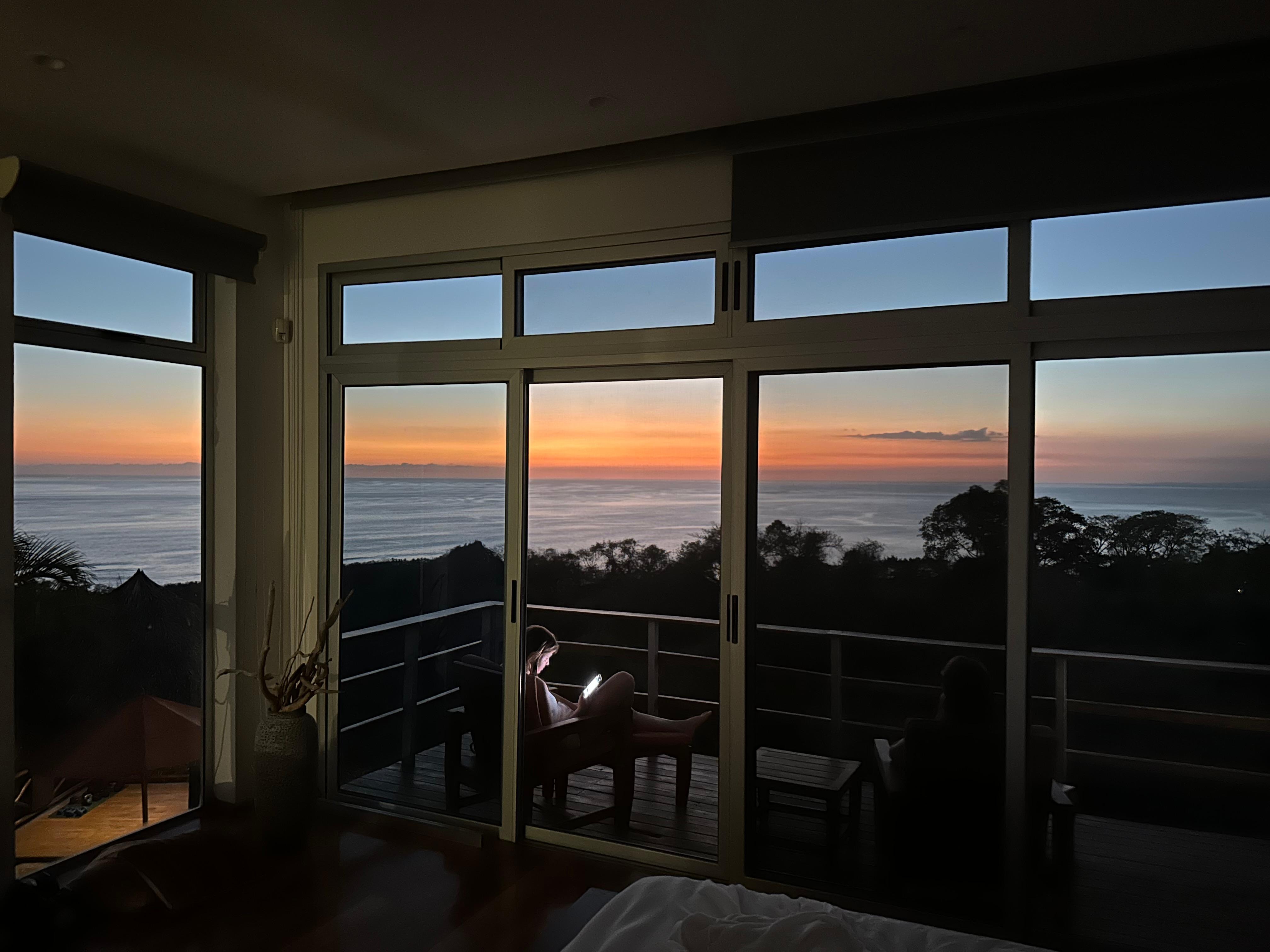 View from the master bedroom