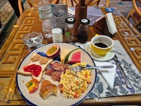 Buffet breakfast for 110 baht was delicious