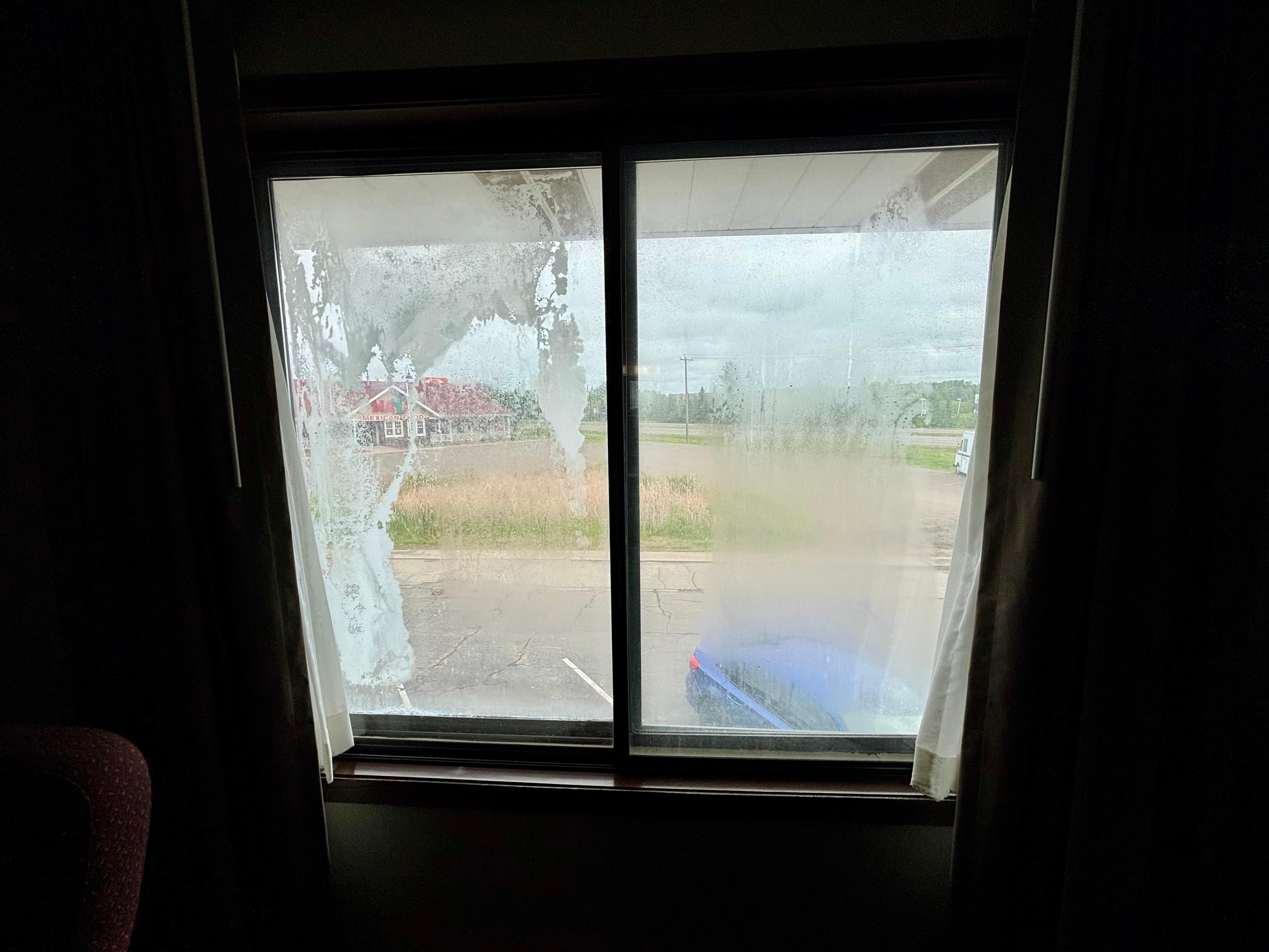 Failed windows reduced the view