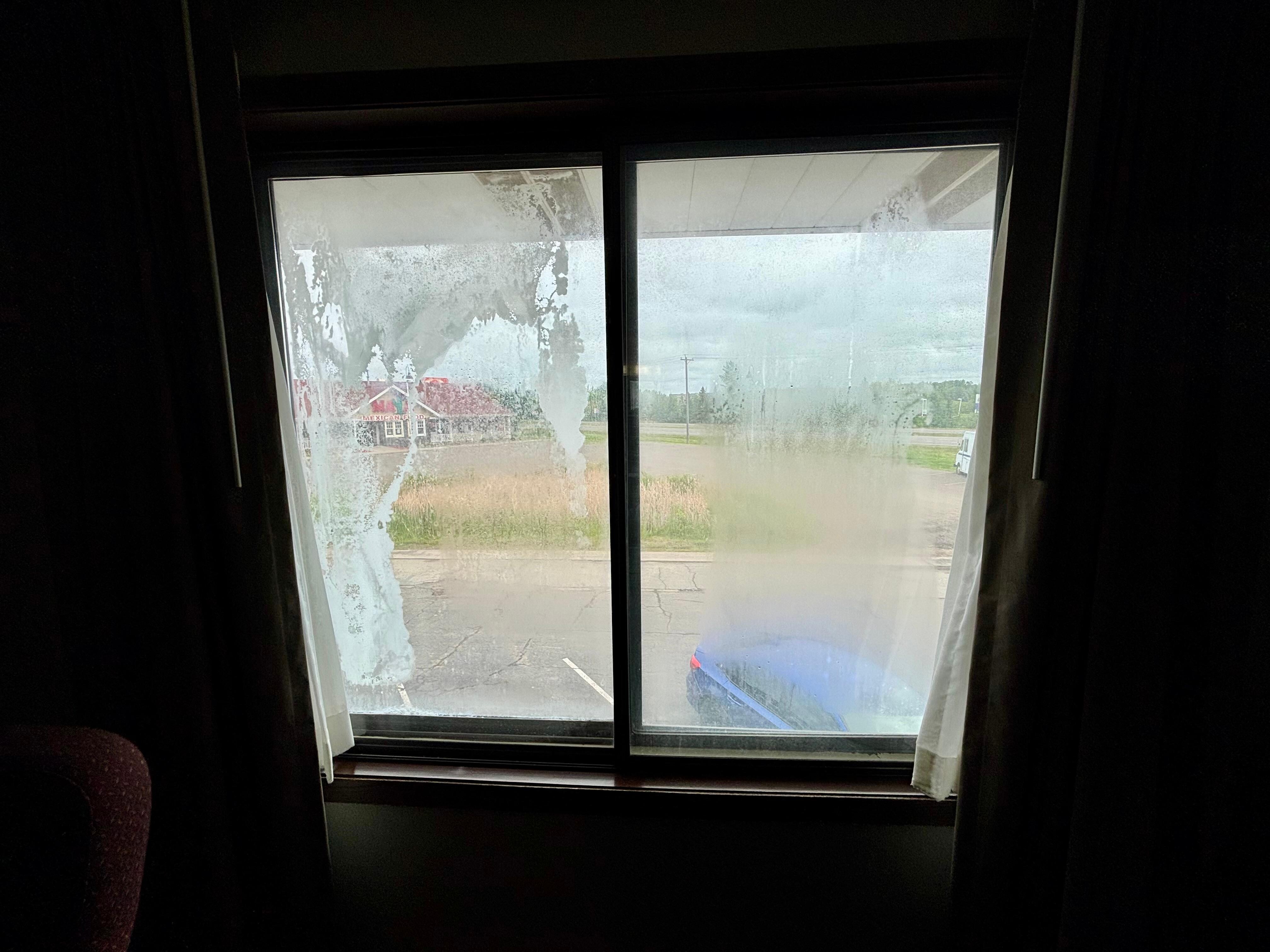 Failed windows reduced the view