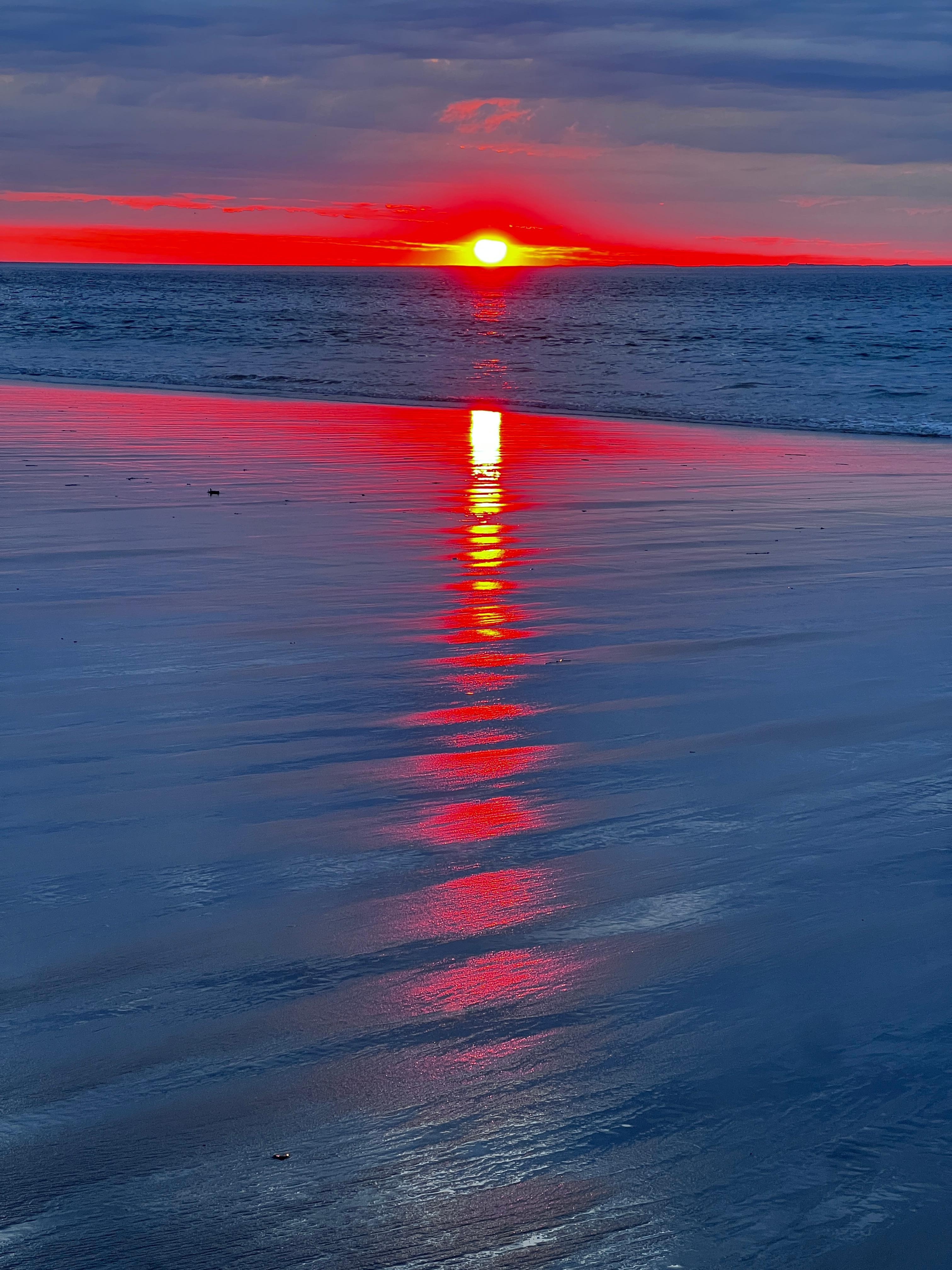 Sunrise at the beach. 
