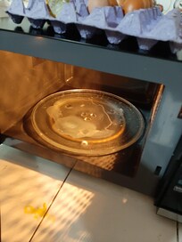 Versiffte Mikrowelle und so sah auch die ganze Küche aus