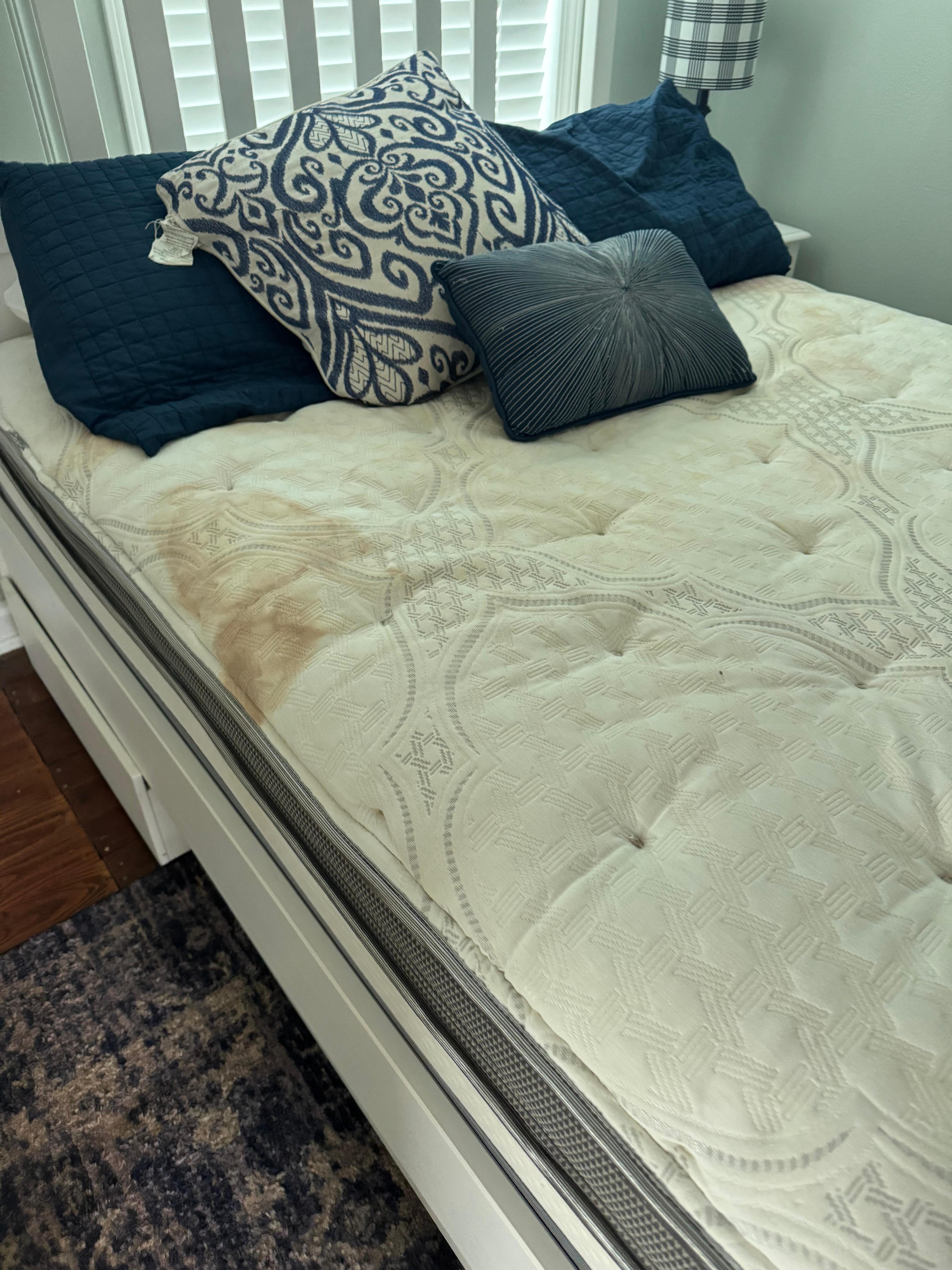 Stained mattress