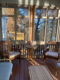 Screened in porch