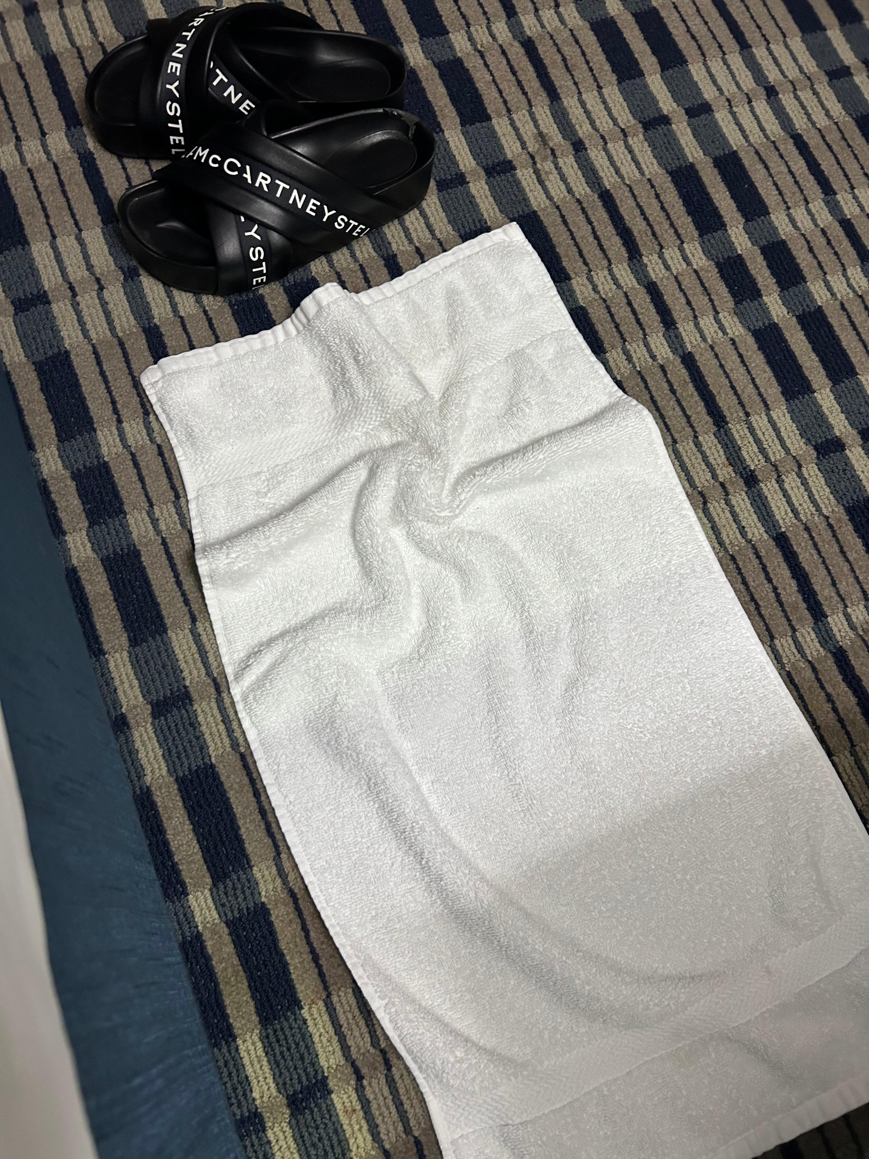 Didn’t want to walk barefoot on carpet