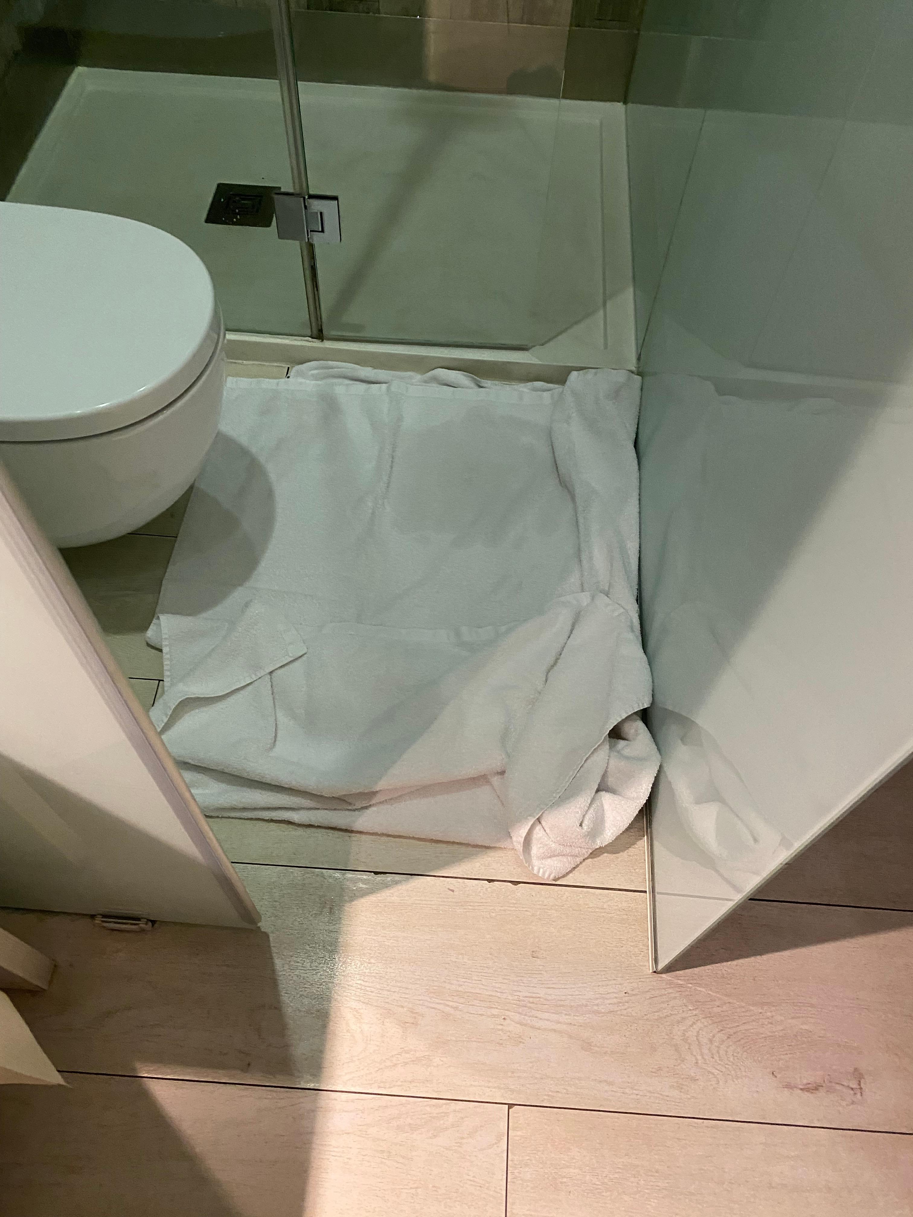 Floor turns wet