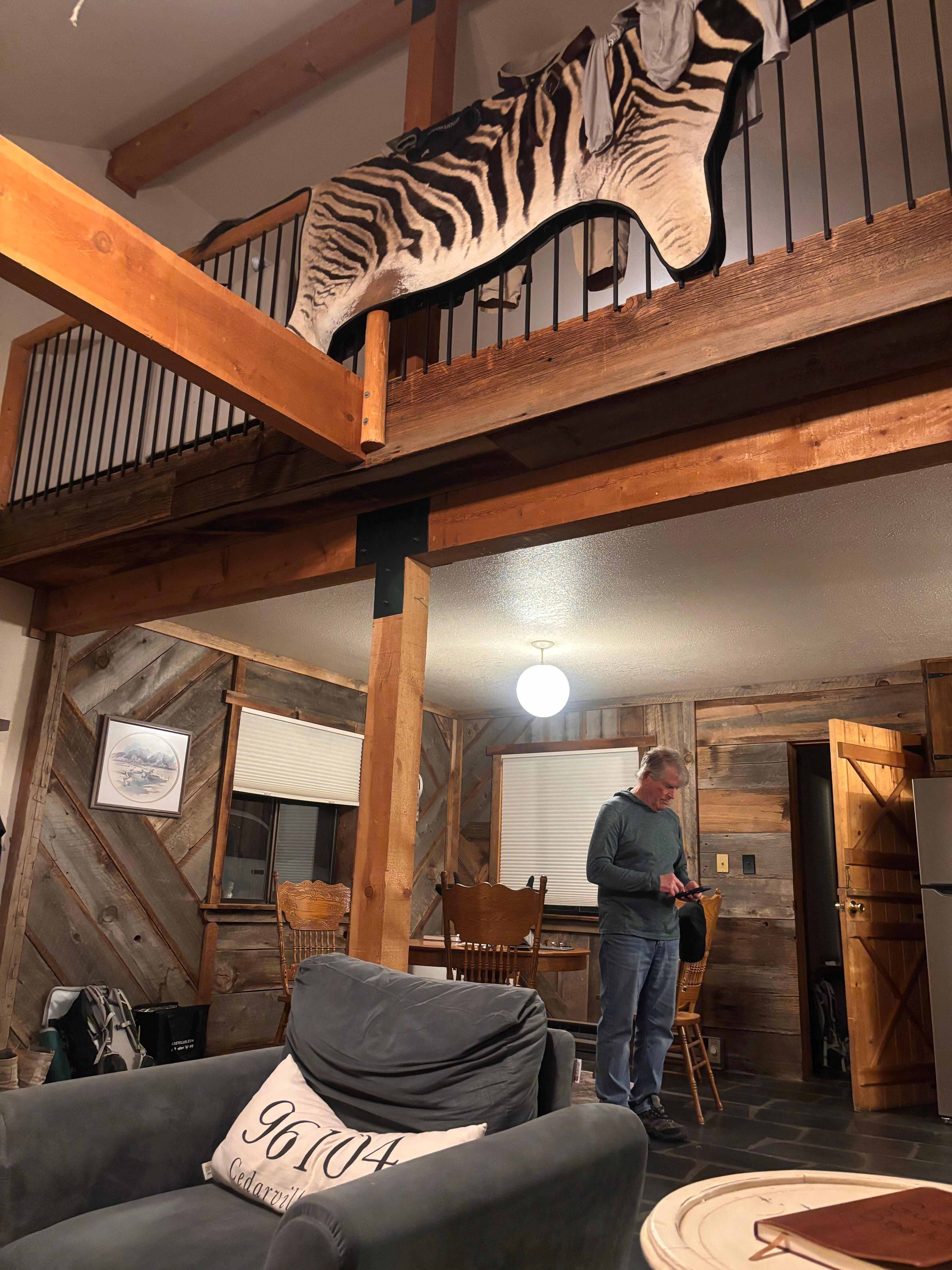 Inside very roomy and warm 