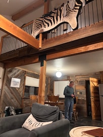 Inside very roomy and warm