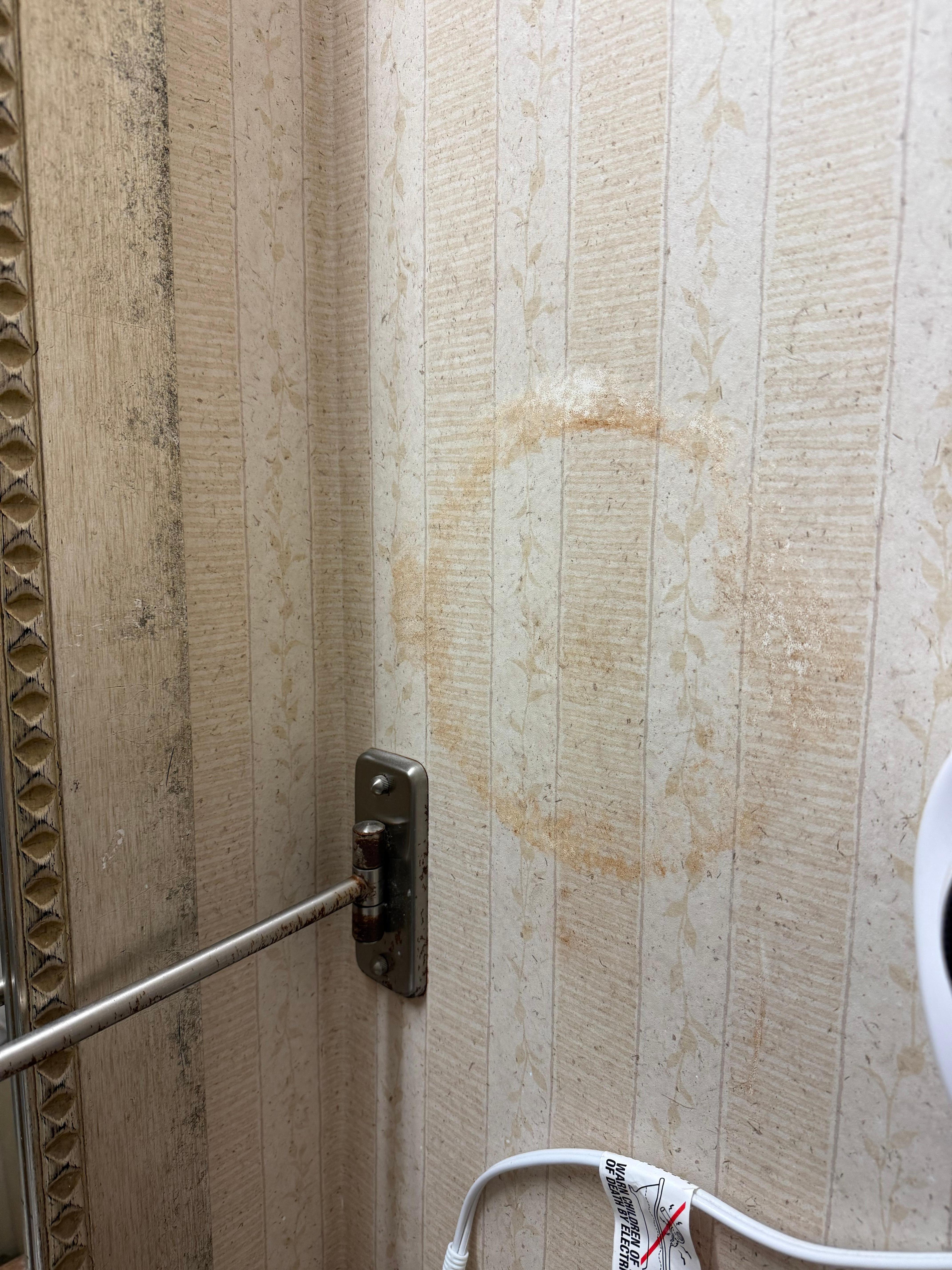 Stained wall