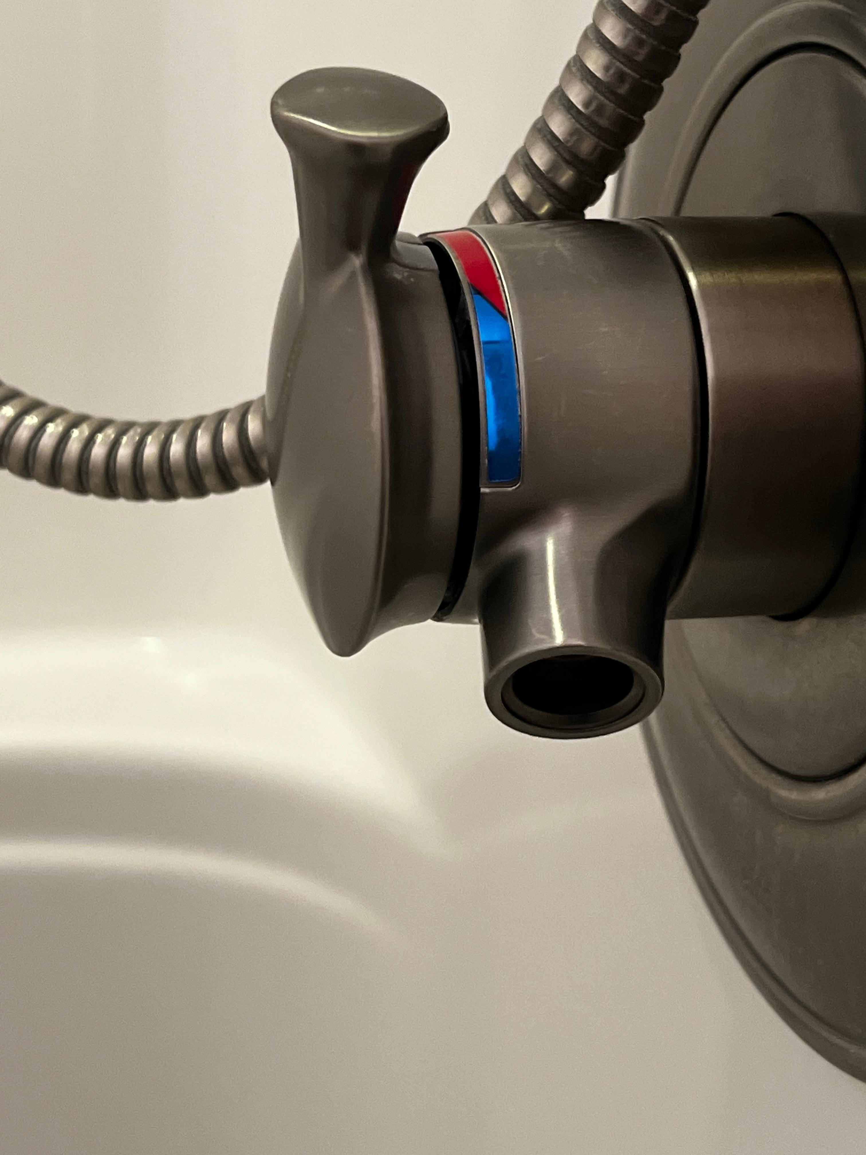 Broken shower faucet