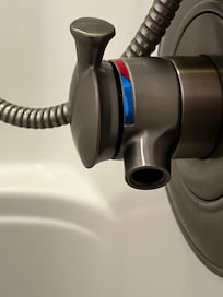 Broken shower faucet