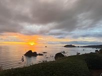 Sunset from the deck