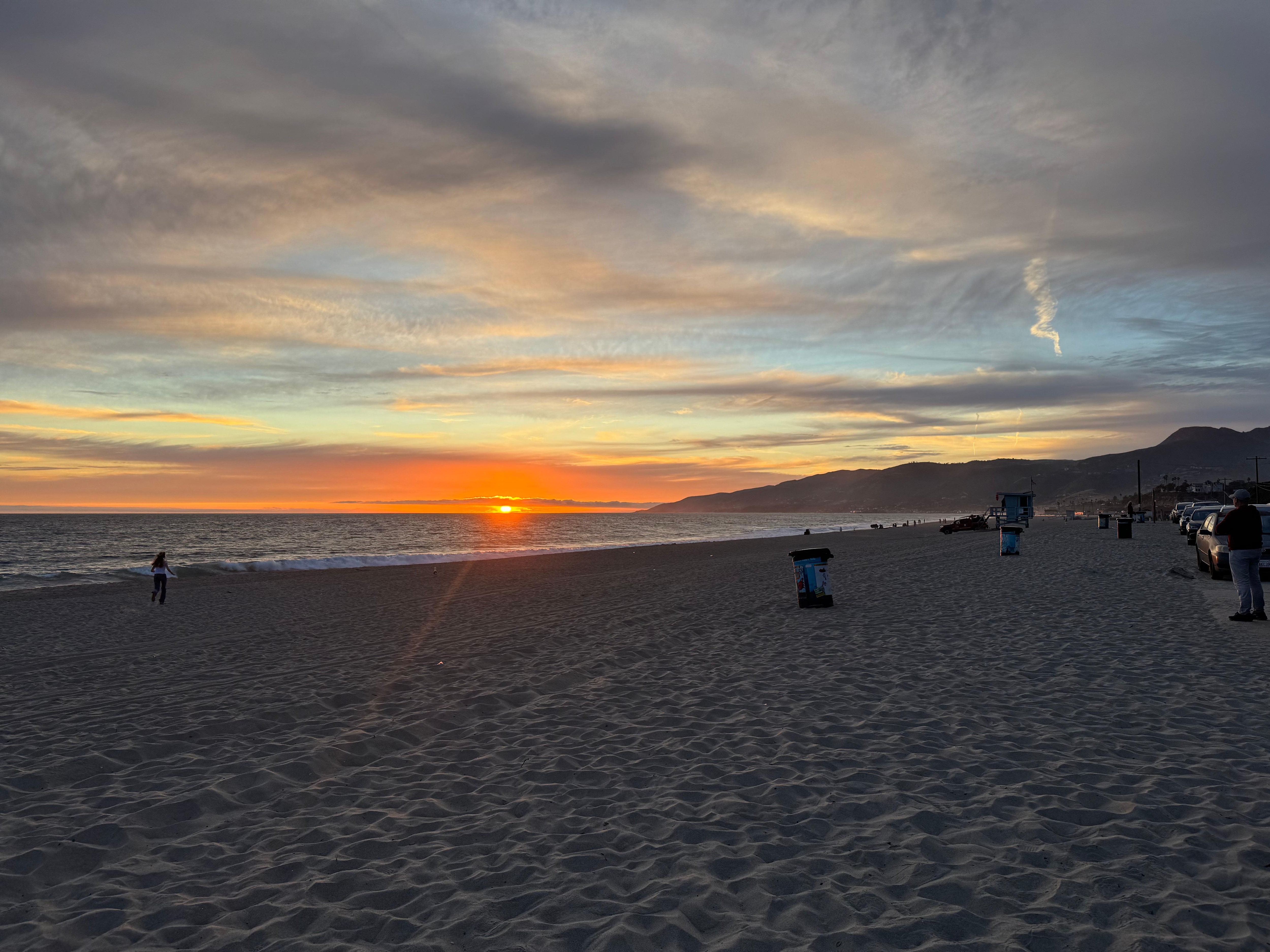 Sunset 15 minutes south of property