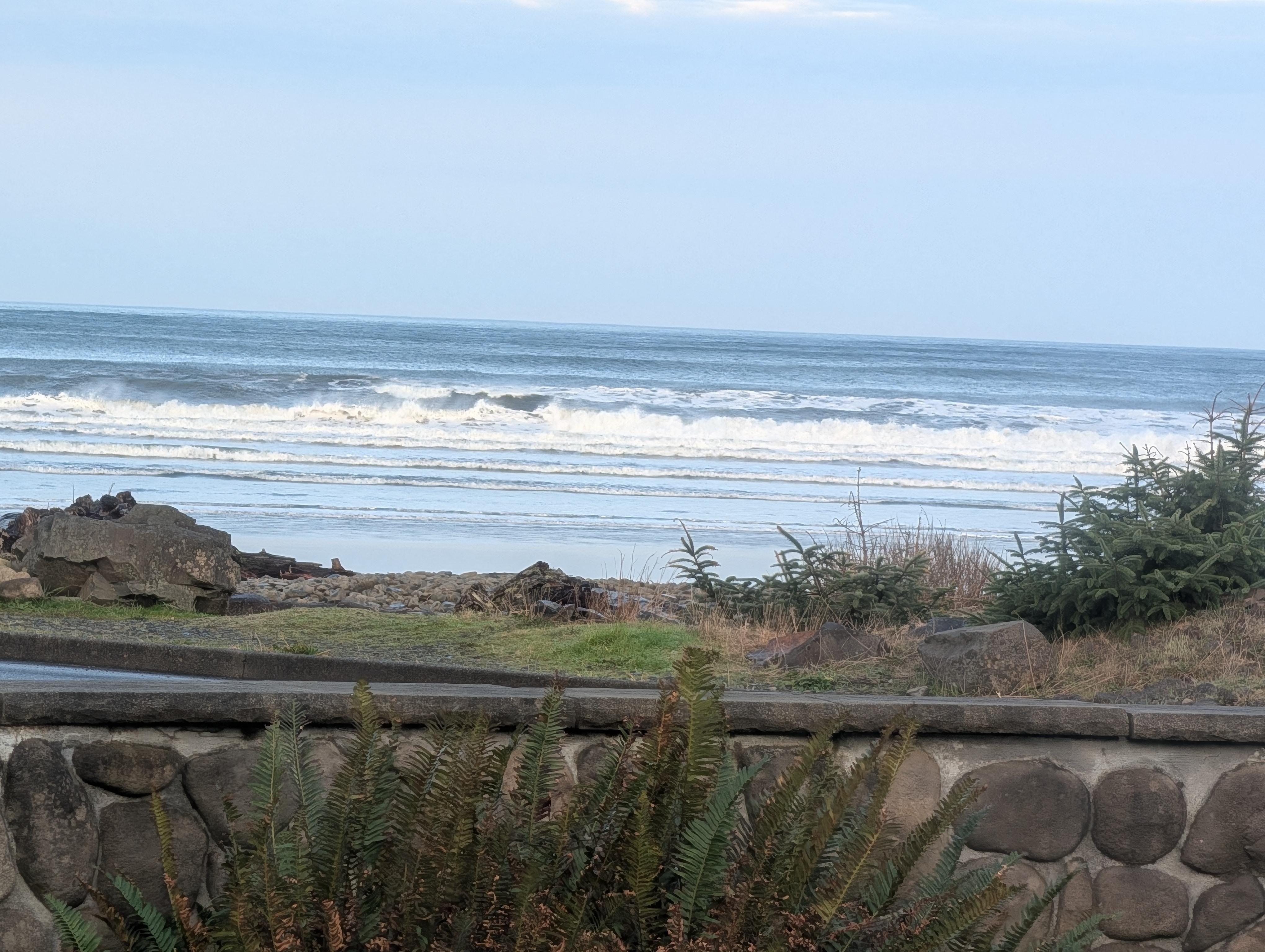 View out the front living room window. 