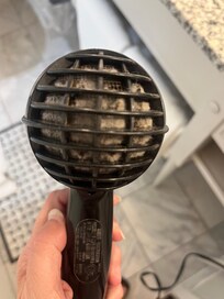 Filthy hair dryer