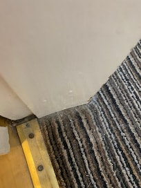 Door opening to bathroom