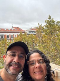 Nuestro balcón en el piso 4