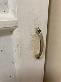 Bathroom door handle