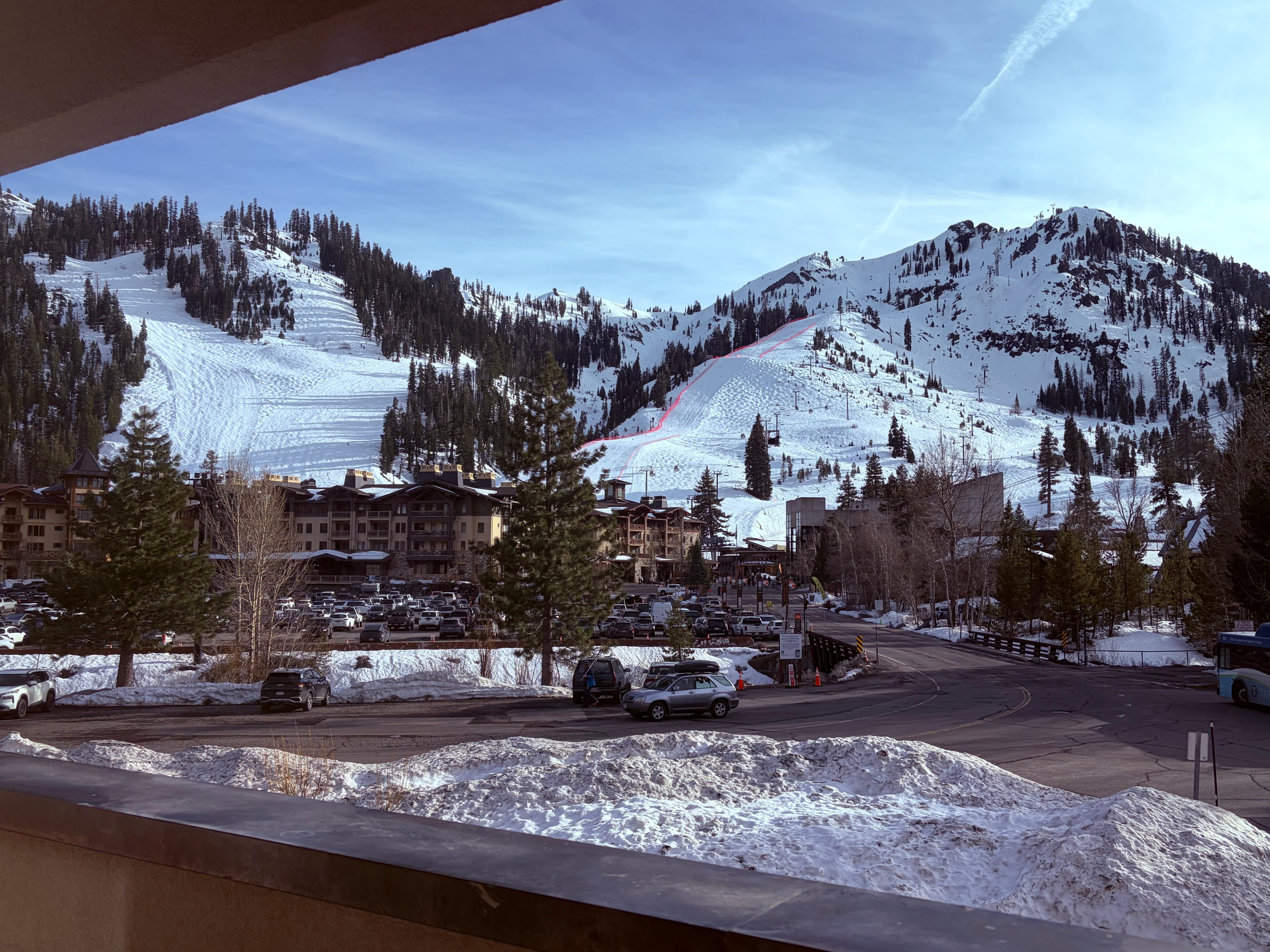 View from the balcony!