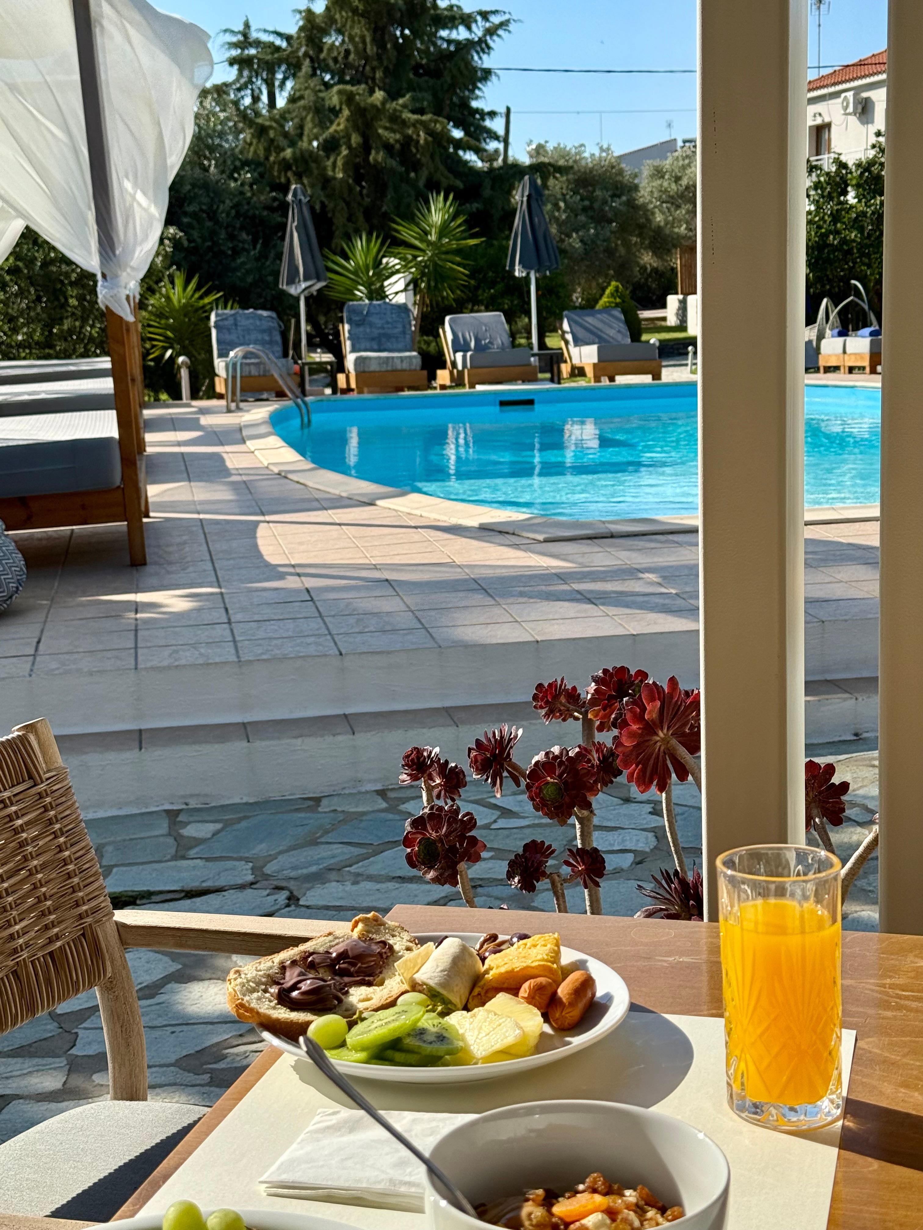 Trevlig frukostmiljö 