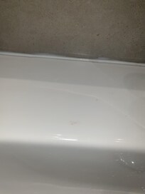 stains around sink