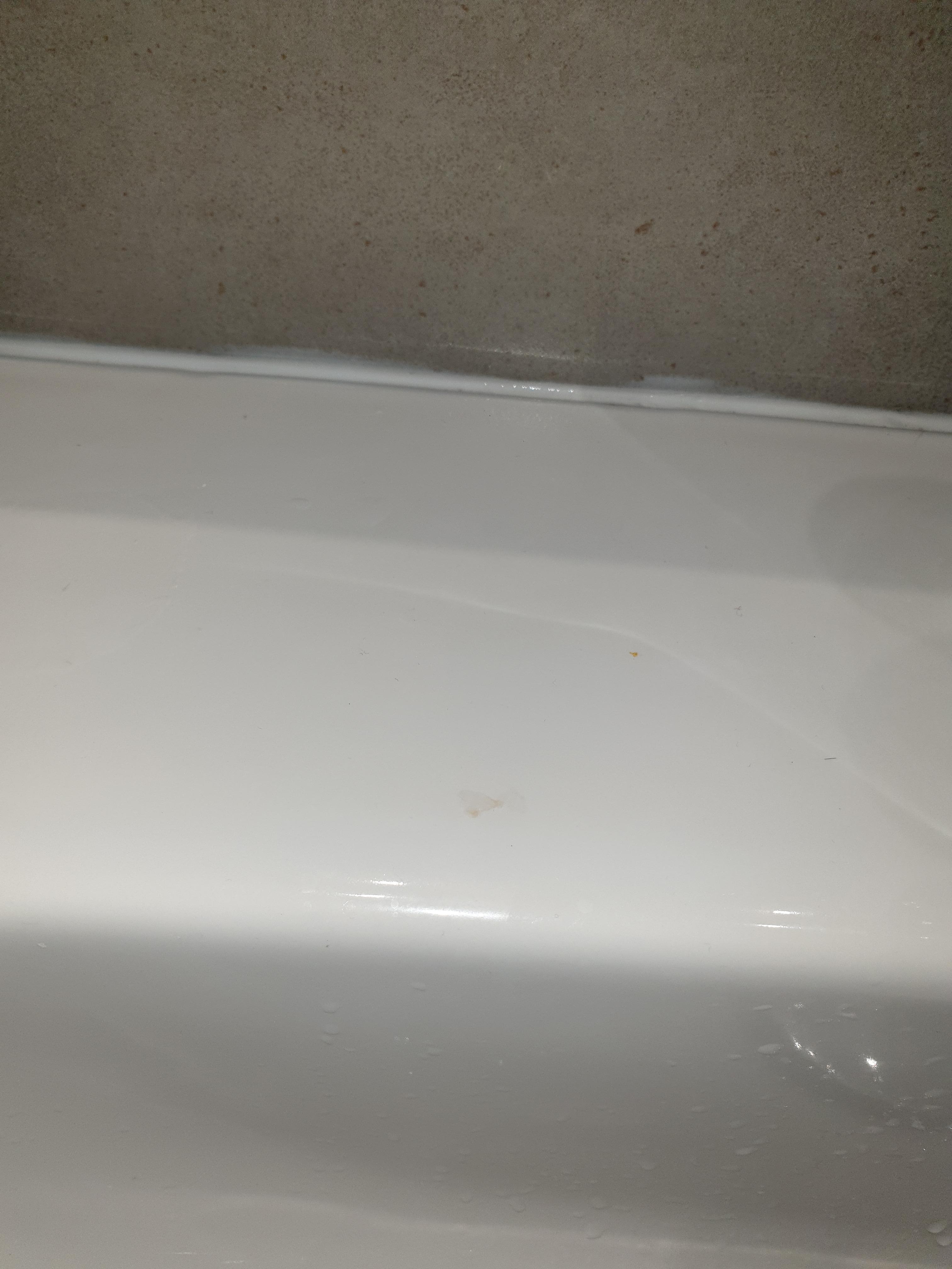 stains around sink