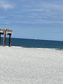 Across the street from house