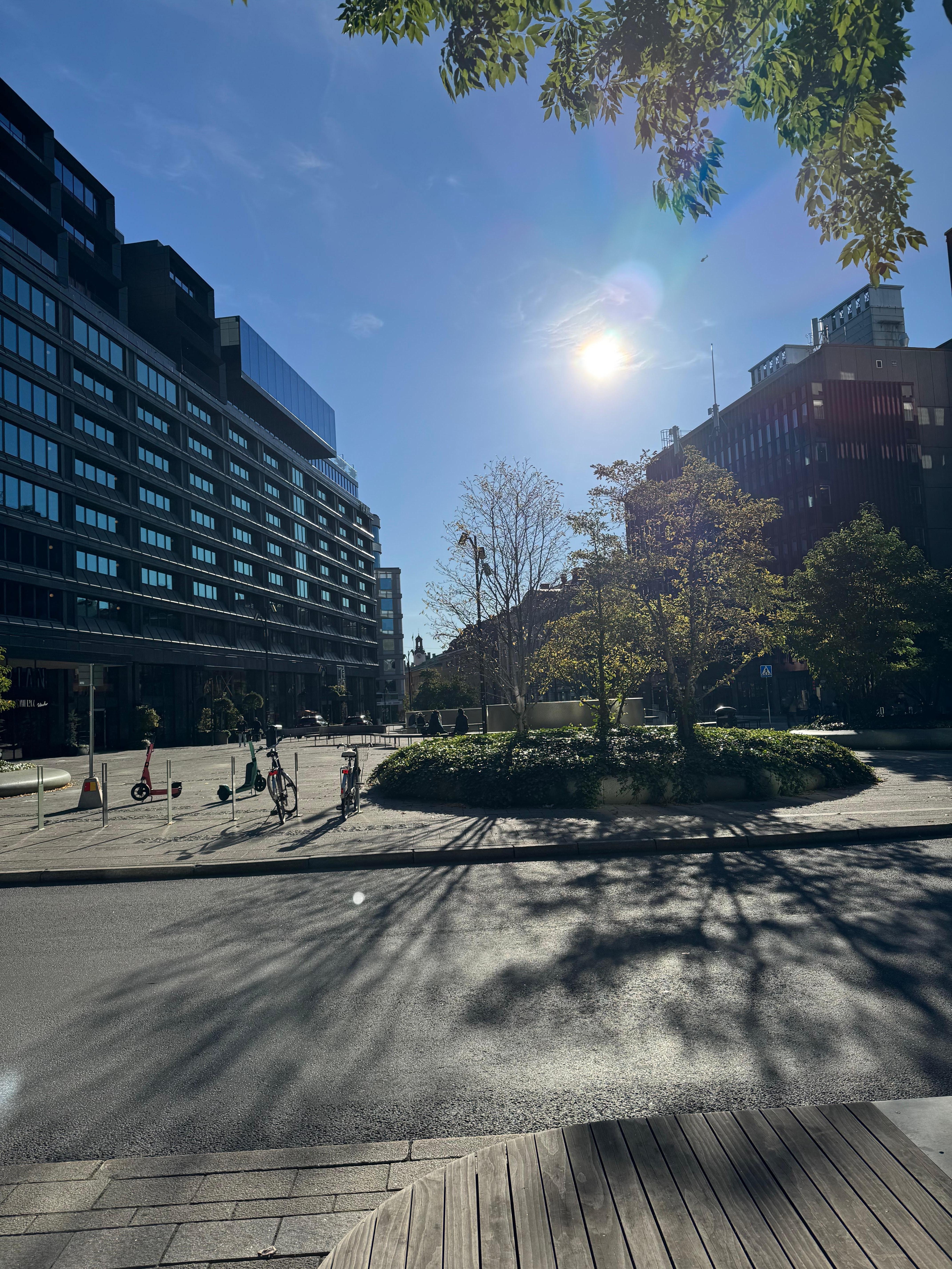 Outside the main entrance