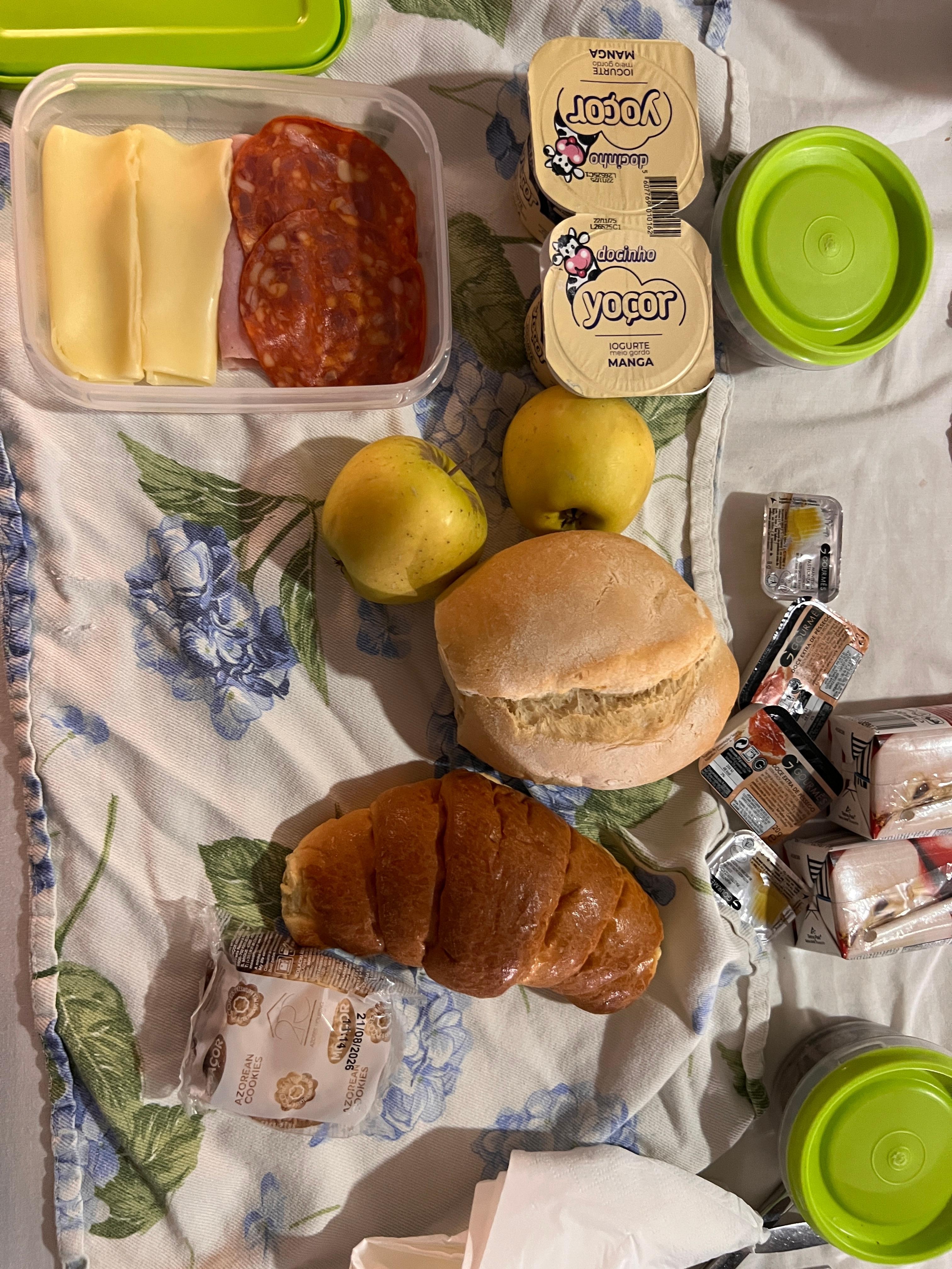 View of our breakfast