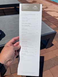 Pool Menu