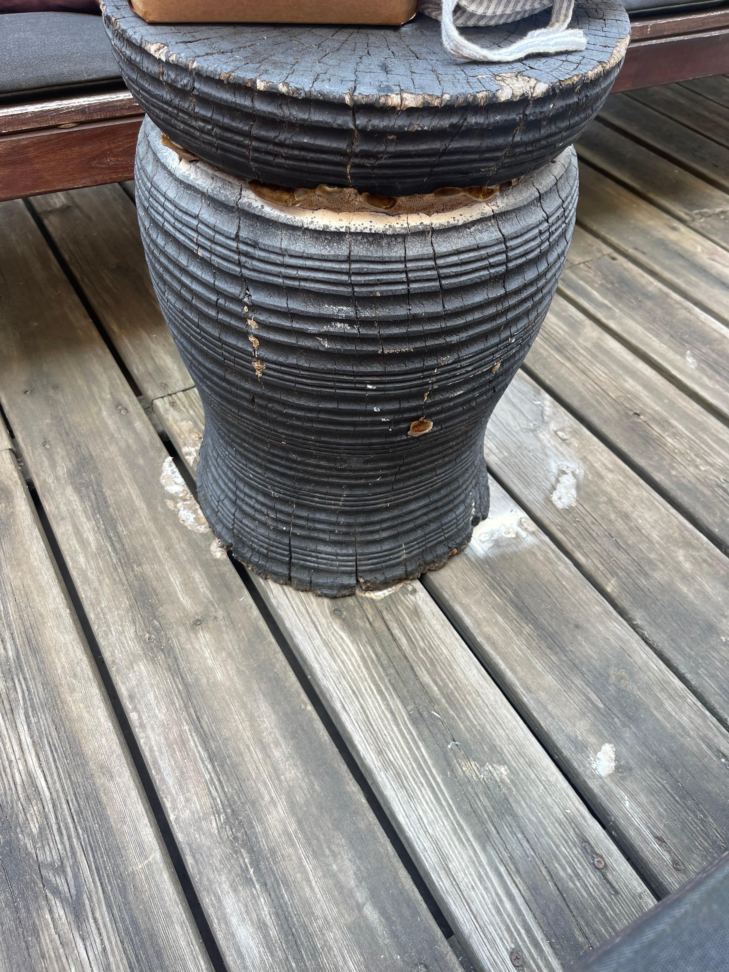 Dirty and worn out terrace