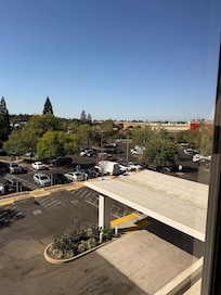 Plenty of parking if you use the shopping center area