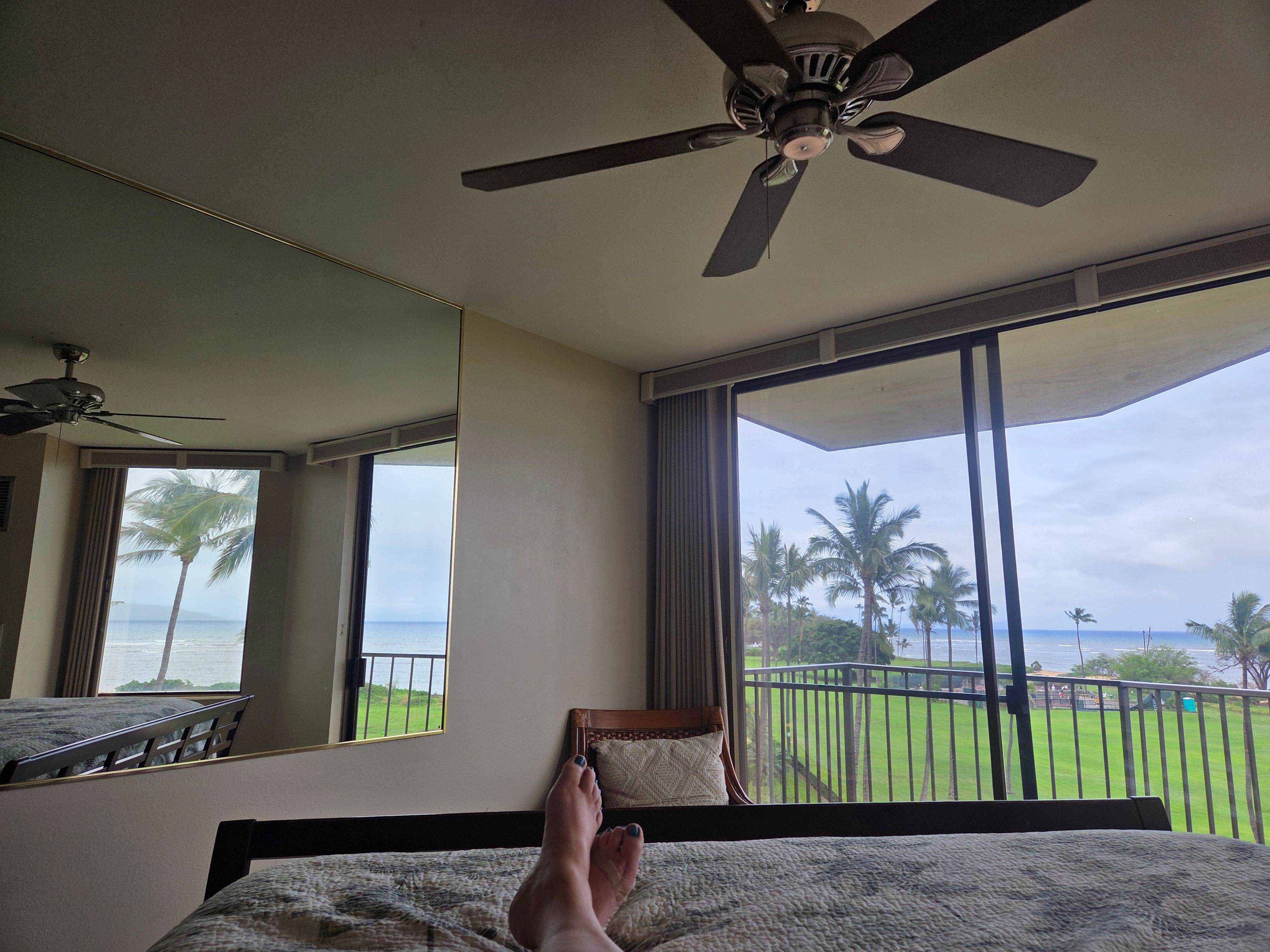 View from master bed