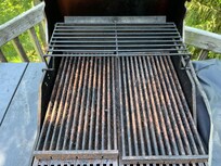 Rusted/dirty grill.