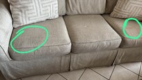 Stains on couch