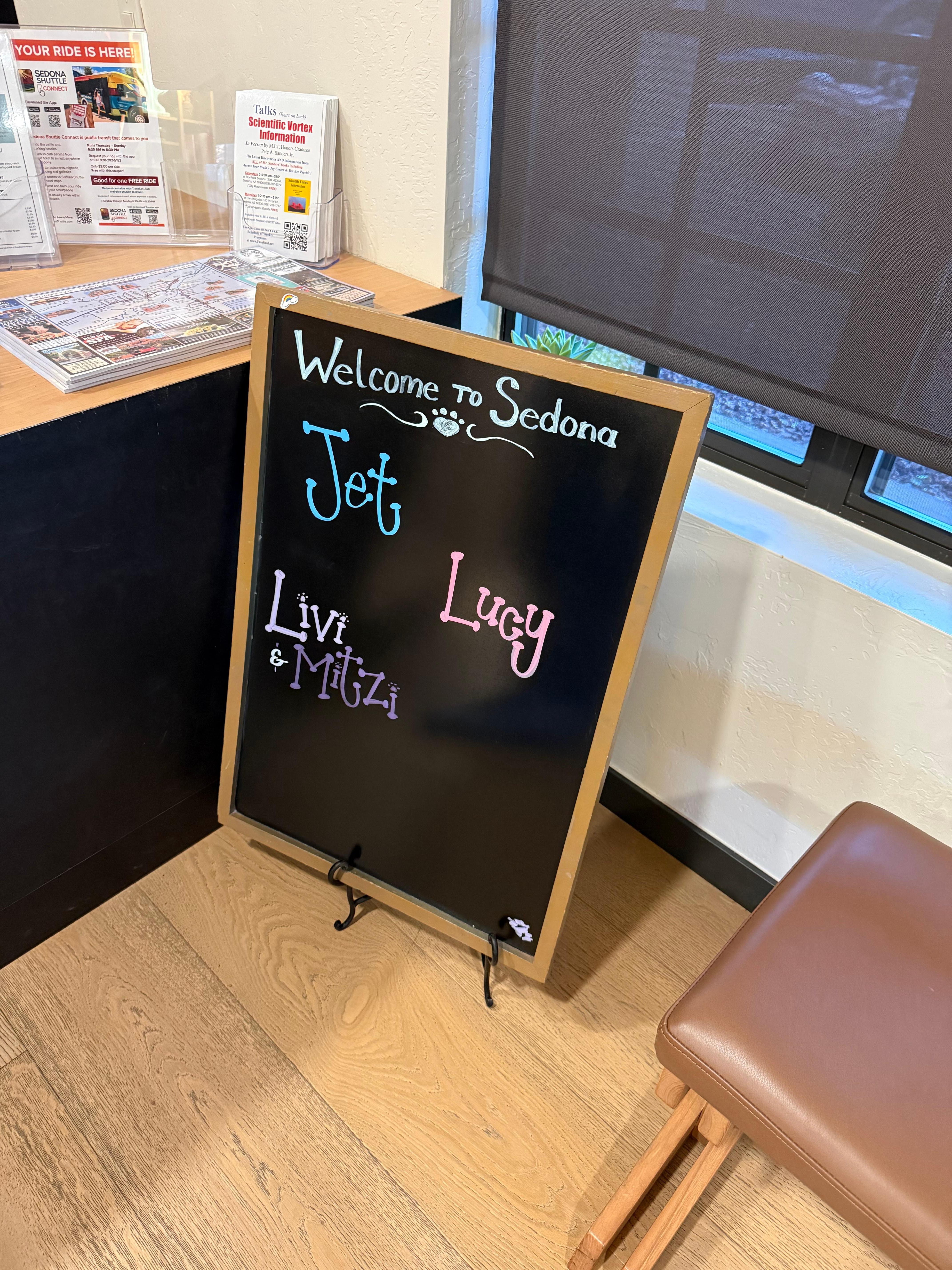 Our little Lucy’s name up in lights :)